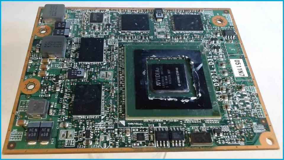 GPU graphics card Nvidia Geforce GF-GO7900-GTXN-A2 Clevo Style-Note M57U M70U