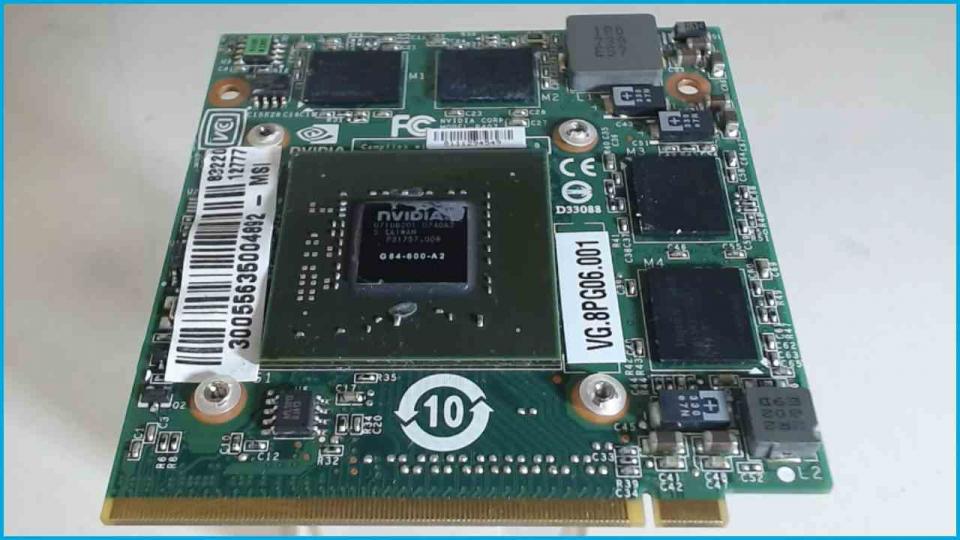 GPU graphics card nVidia G84-600-A2 One C8500 5R9