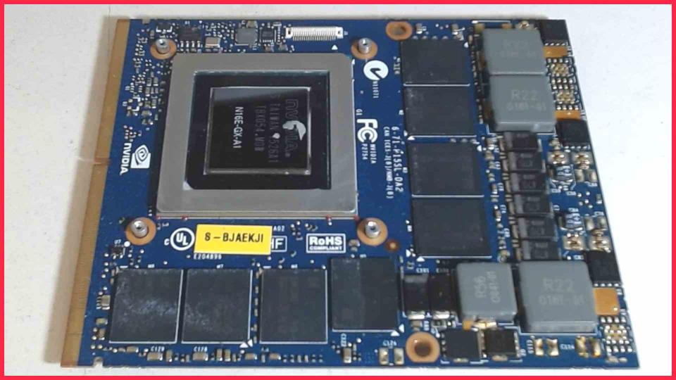 GPU graphics card nVidia GTX980M 8G N16E-GX-A1 Clevo MiFCOM P751DM