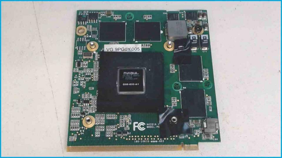 GPU graphics card nVidia P616 G96-630-A1 MSI GX620 MS-1651