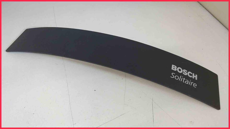 Housing Cover Nameplate Front Bosch TKA5502/01FD Type CES2