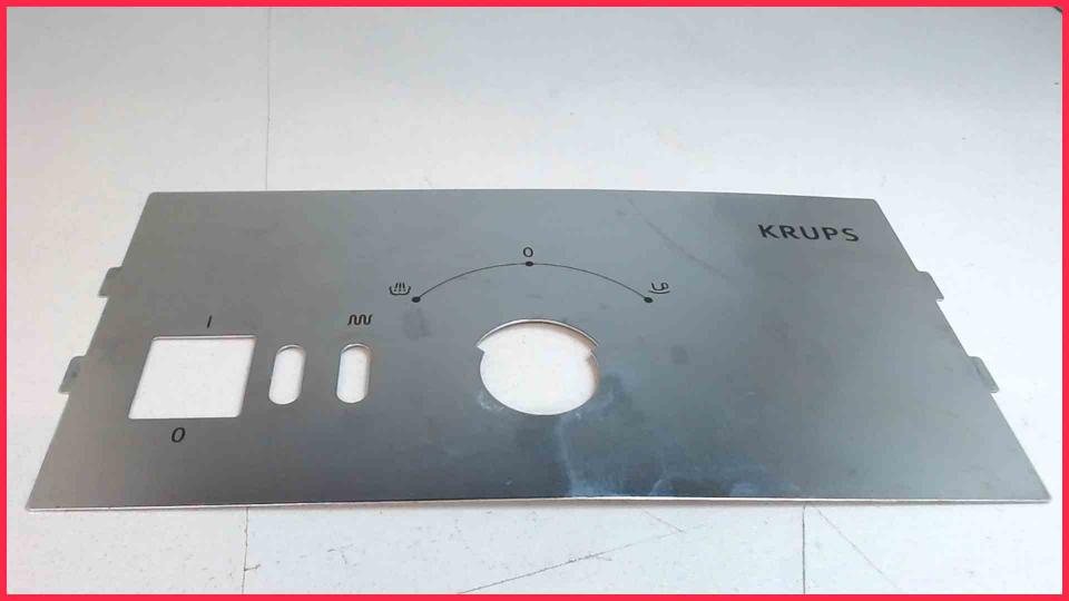 Housing Cover Nameplate Front Krups Type 885