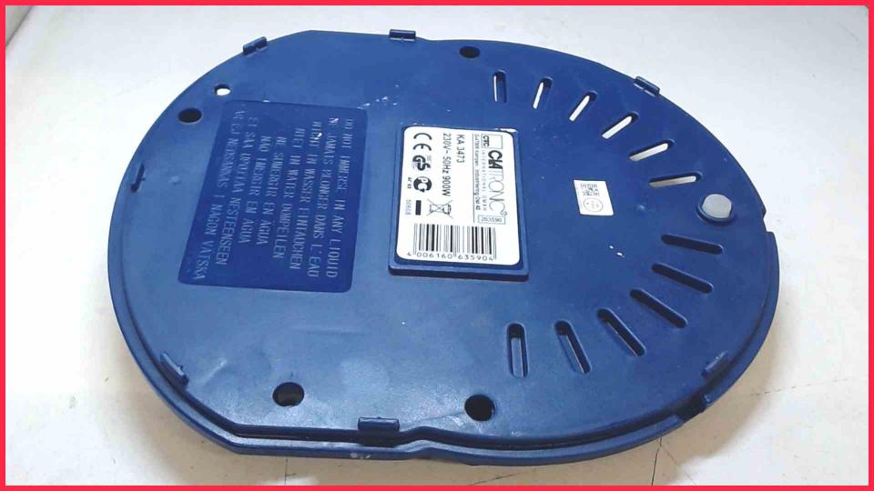 Housing Bottom Cover Lower part  Clatronic KA 3473