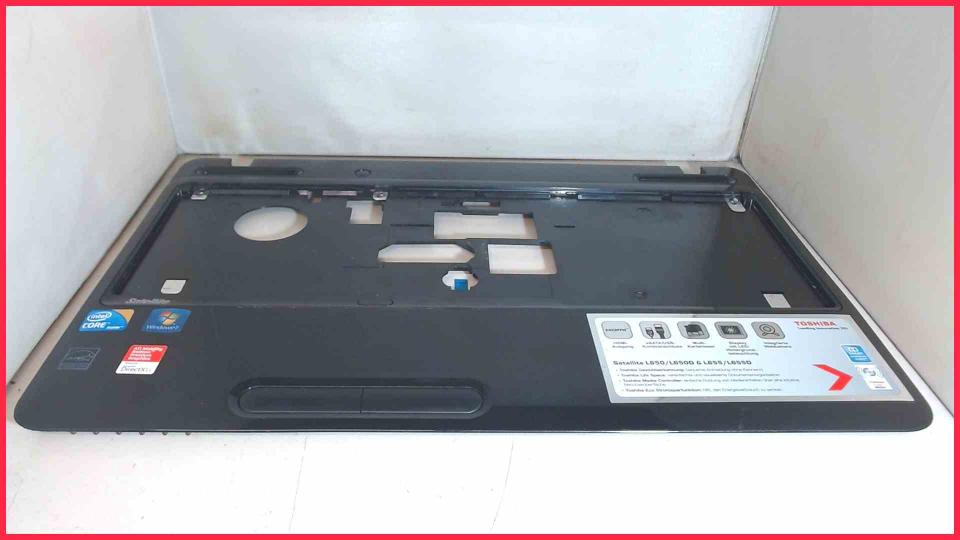 Housing Upper shell Hand rest with touchpad  Toshiba Satellite L650-1KR
