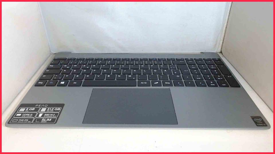 Housing Cover Touchpad Keyboard German PEAQ Classic C150 i3