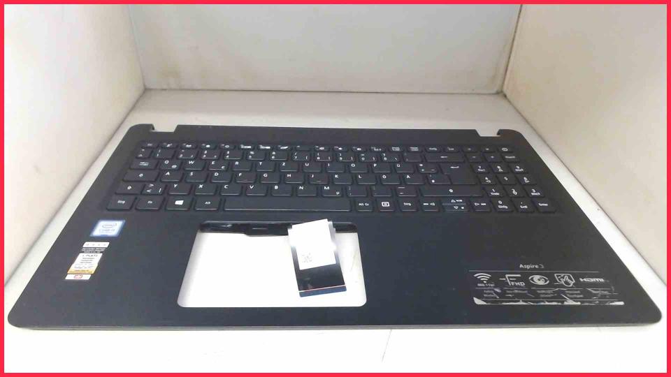 Housing upper shell & keyboard German Acer Aspire 3 A315-54K