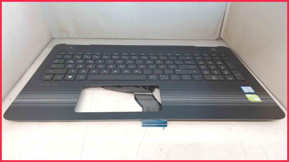 Housing upper shell & keyboard German  HP 15-au113ng