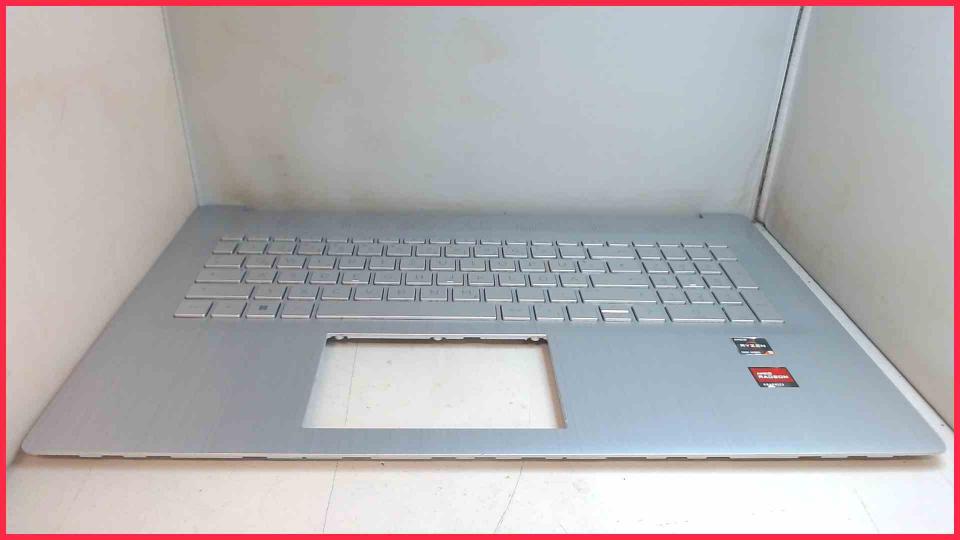 Housing upper shell & keyboard German HP 17-cp0155ng