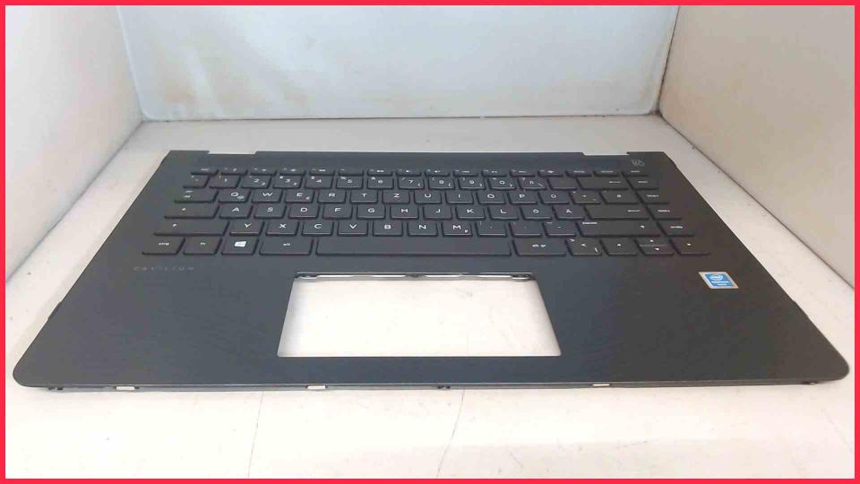 Housing upper shell & keyboard German  HP Pavilion X360