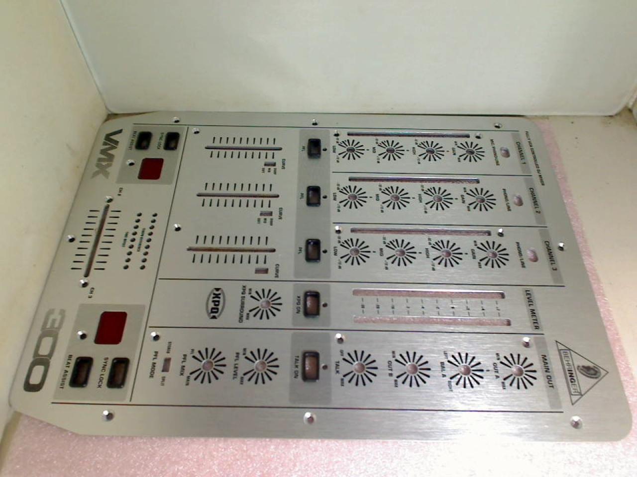 Front Housing Cover Panel Top Control Behringer Pro Mixer VMX300