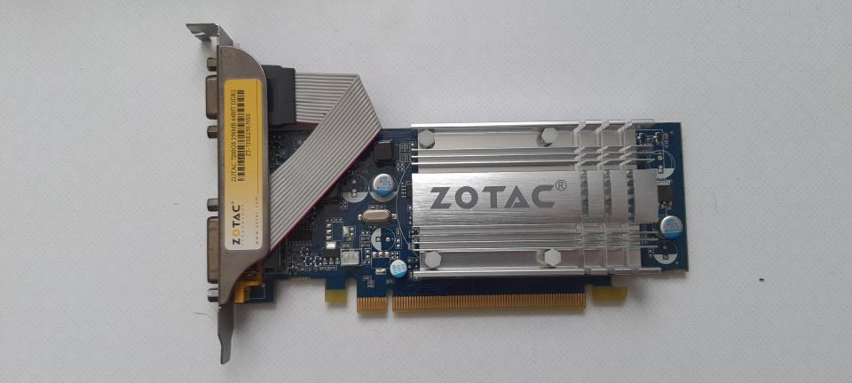 Graphics Card 64Bit DDR2 ZOTAC Nvida GeForce 7200 GS 256 MB