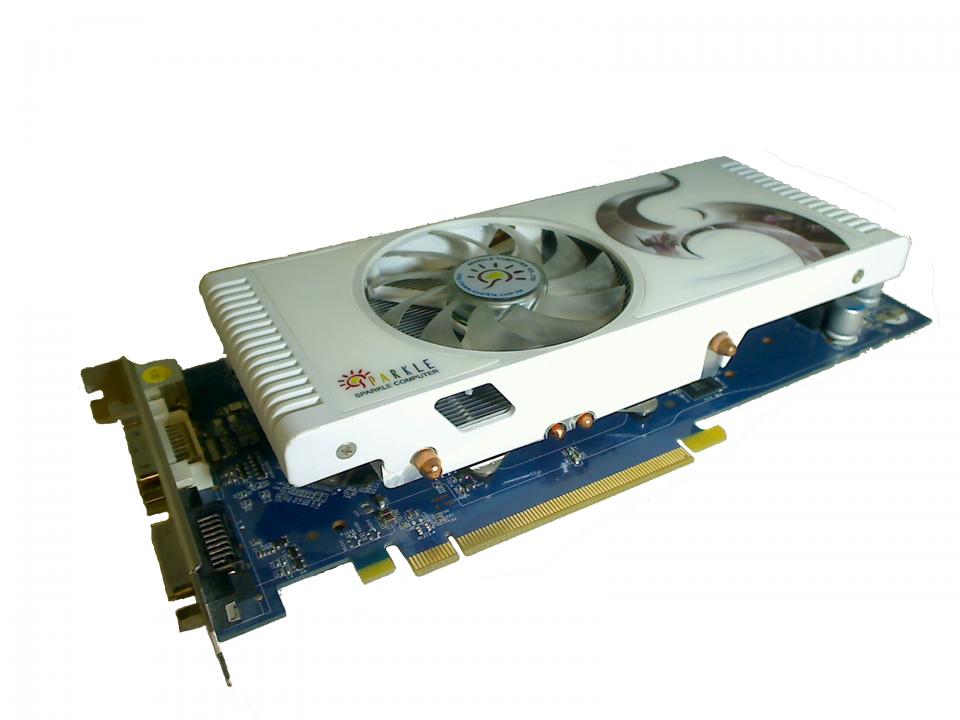 Grafikkarte PCIe GDDR3 Dual DVI BULK Sparkle GeForce 8800GT 512MB