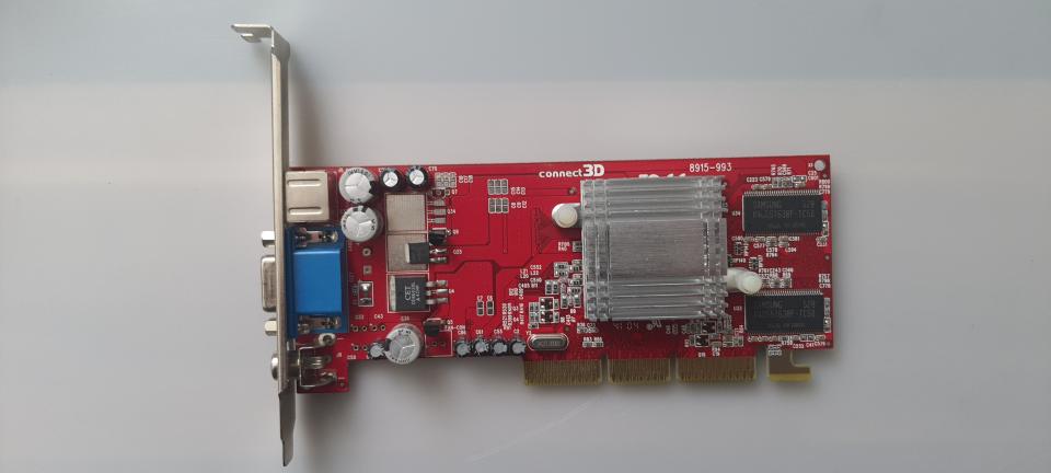 Grafikkarte Radeon 9250 SE 128MB DDR mit TV ATI Connect 3D