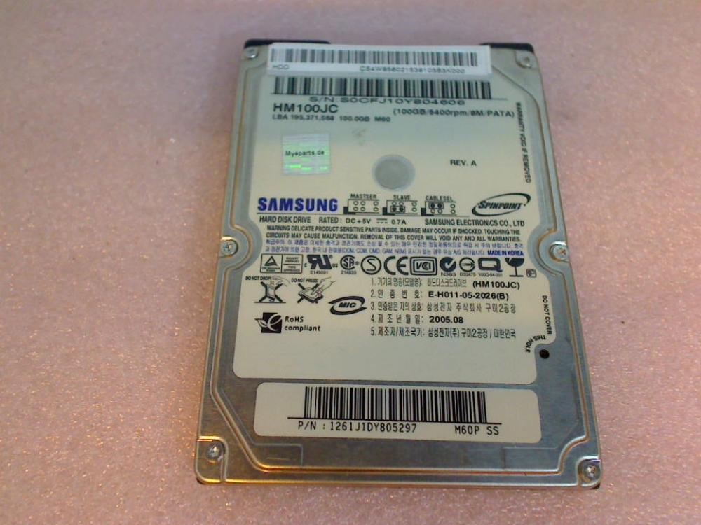 HDD hard drive 2.5" 100GB Samsung HM100JC IDE IBM ThinkPad 2373 T41 (2)