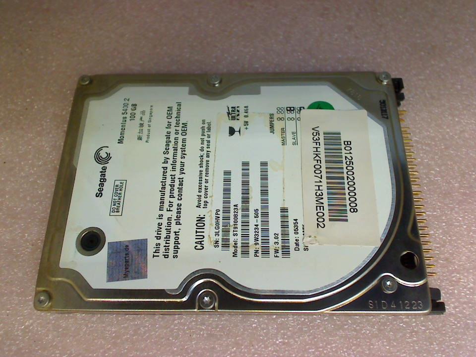 HDD hard drive 2.5\" 100GB Seagate ST9100823A IDE Medion MD95500 RIM2000 -2