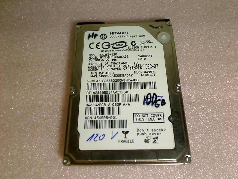 HDD hard drive 2.5" 120GB 5K250-120 Hitachi SATA