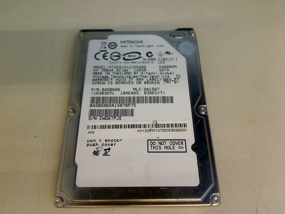 HDD hard drive 2.5" 120GB Hitachi (SATA) HTS541612J9SA00 HP Compaq 6710b (4)