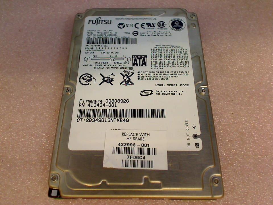 HDD hard drive 2.5" 120GB MHV2120BH (SATA) Fujitsu