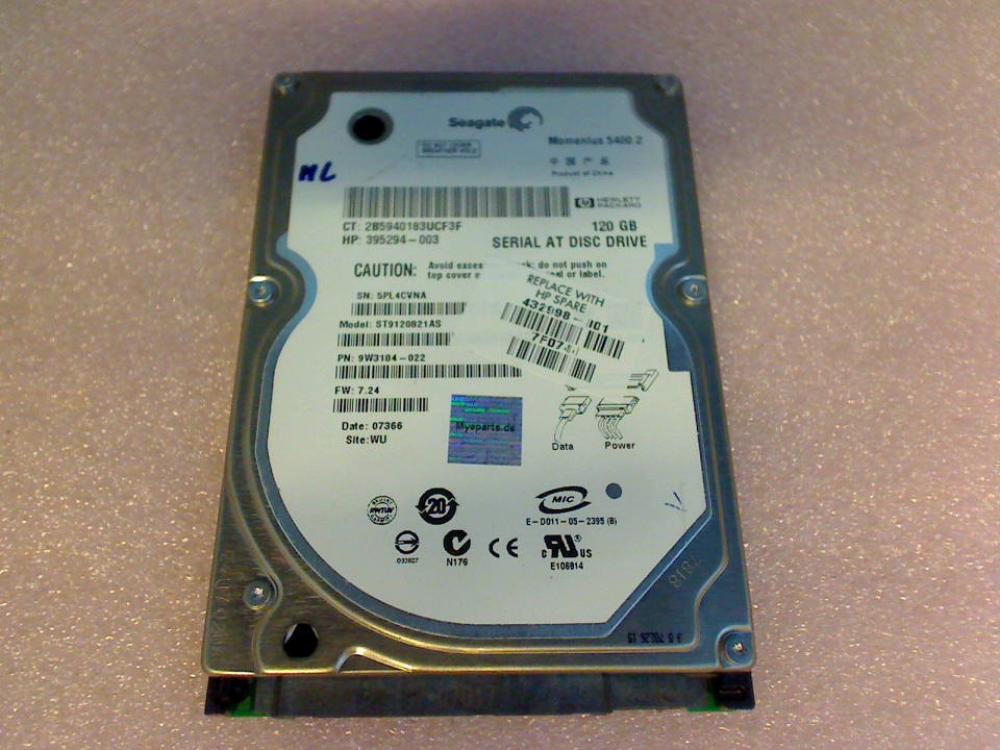 HDD hard drive 2.5" 120GB SATA Seagate ST9120821AS Medion MD96640 (4)