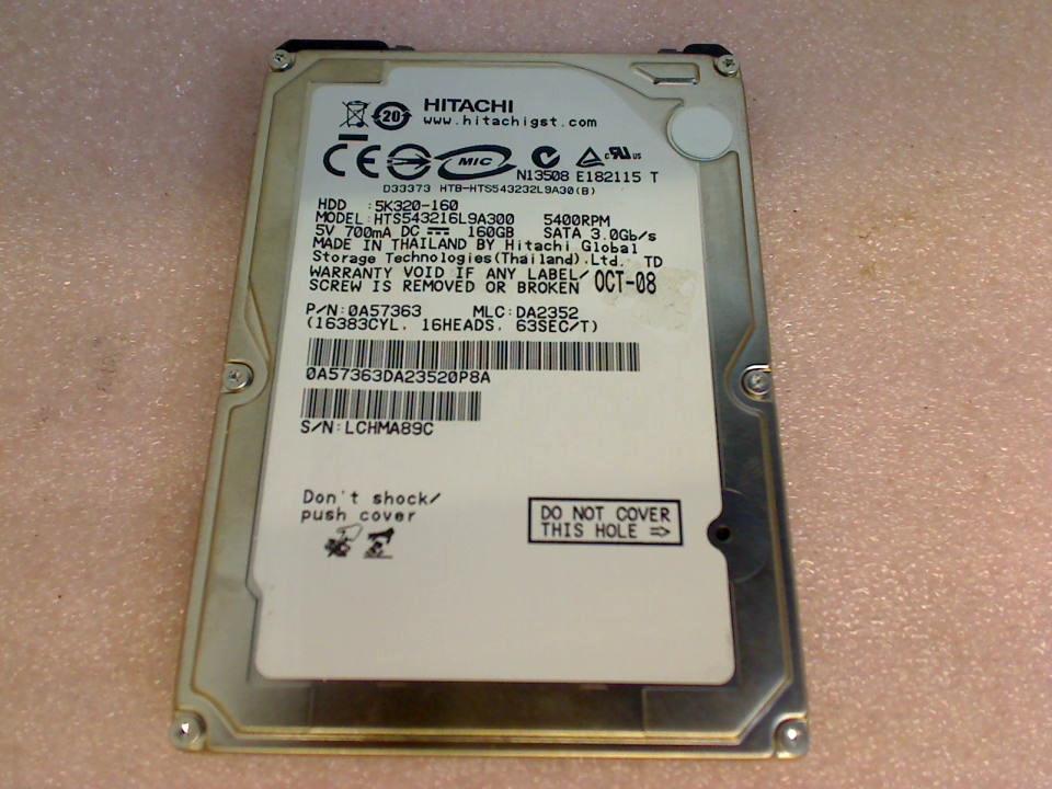 HDD hard drive 2.5" 160GB 5K320-160 SATA Hitachi