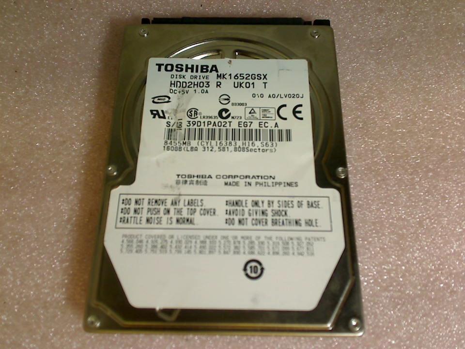 HDD hard drive 2.5" 160GB HDD2H03 R UK01 T SATA Toshiba