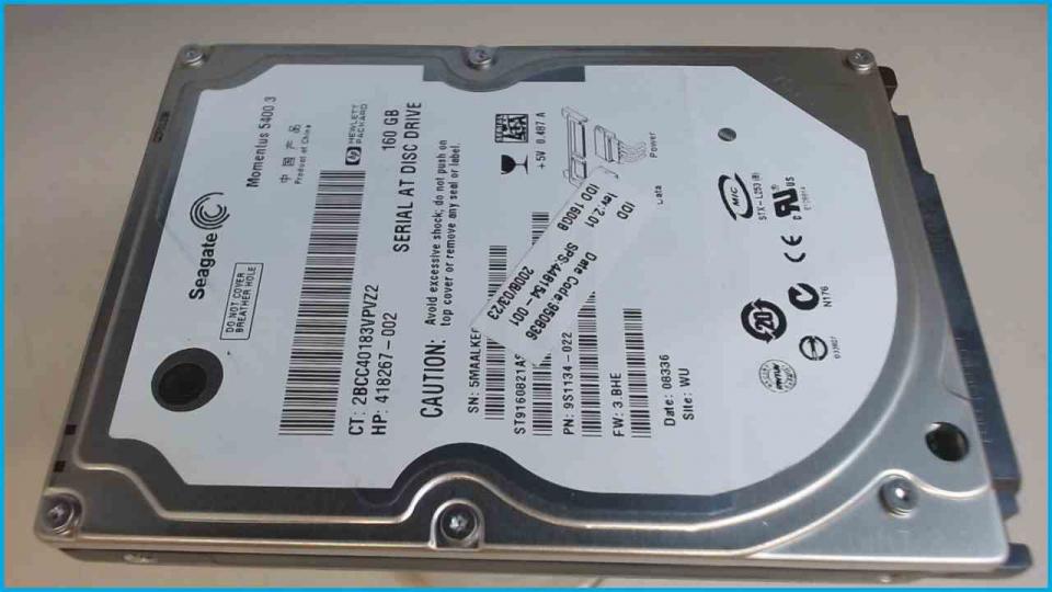 HDD hard drive 2.5\" 160GB Seagate ST9160821AS SATA ThinkPad X61s Type 7666-36G