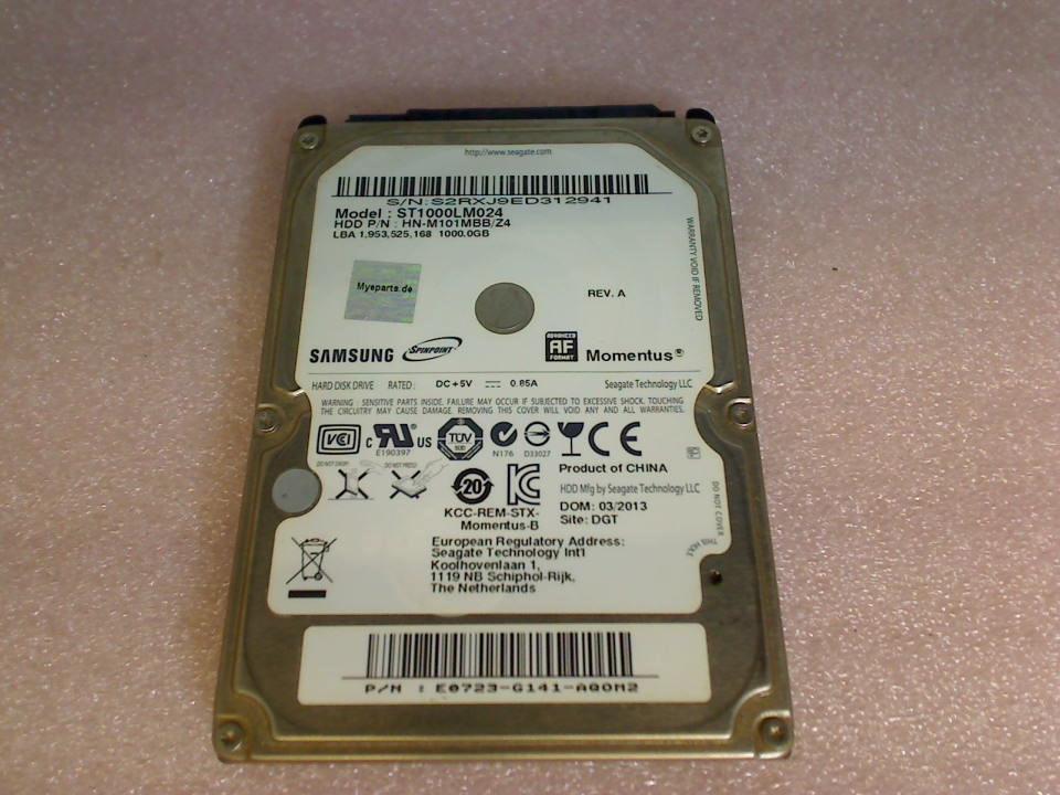 HDD hard drive 2.5" 1TB 1000GB (SATA) 5400RPM Seagate ST1000LM024