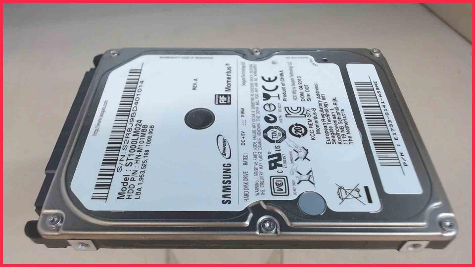 HDD hard drive 2.5" 1TB 1000GB SATA Samsung ST1000LM024 (4562h)