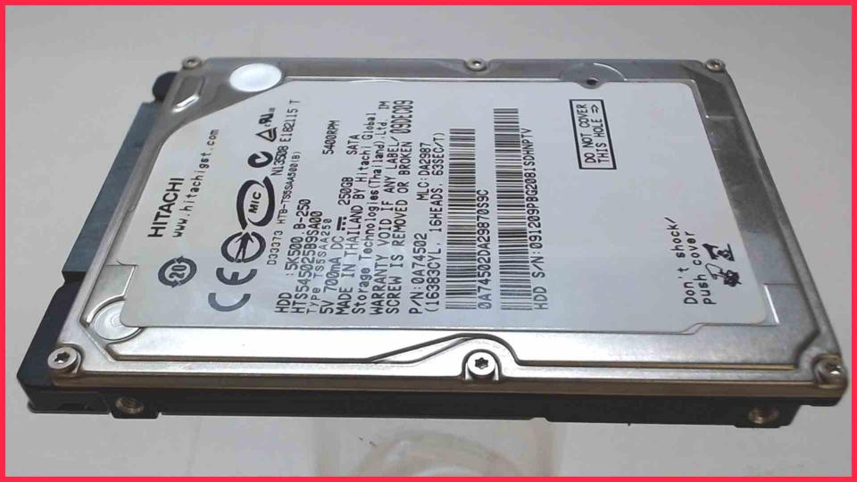 HDD hard drive 2.5" 250GB 5K500.B-250 Hitachi PlayStation PS3 Slim CECH-2004B