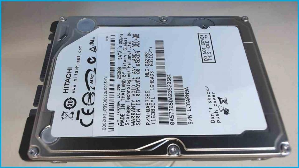 HDD hard drive 2.5" 250GB Hitachi 5K320-250 (SATA) Aspire 5535 MS2254 -2