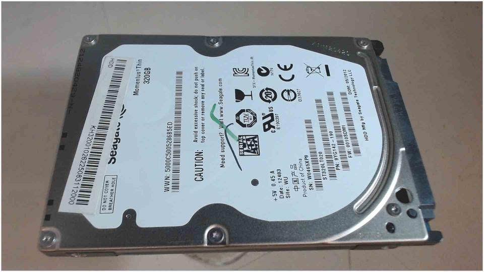HDD hard drive 2.5" 320GB SATA 5400RPM 16MB Seagate ST320LT020 (2525h)
