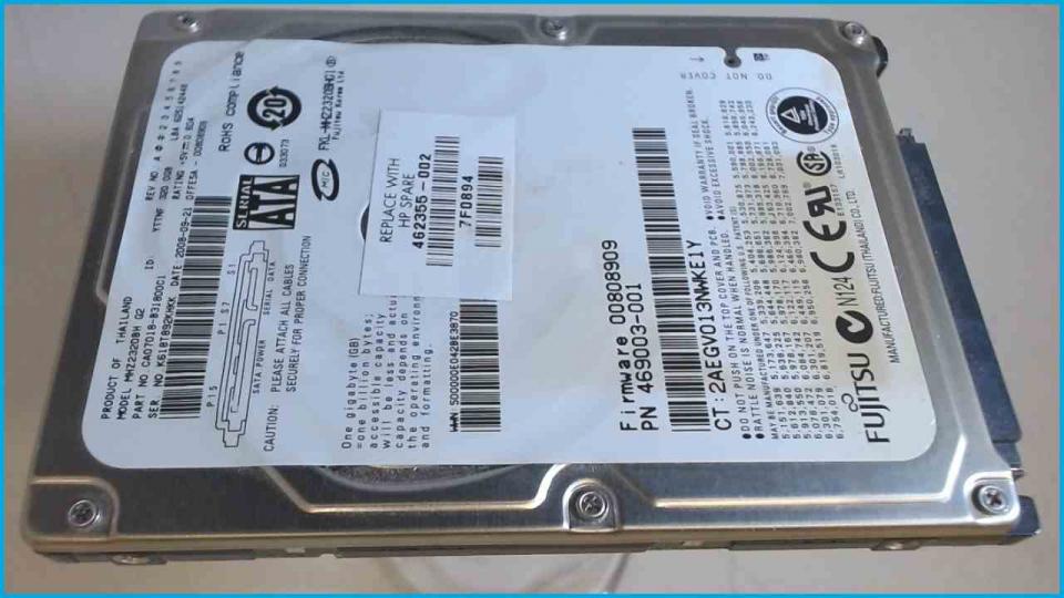 HDD hard drive 2.5" 320GB SATA 8MB Fujitsu MHZ2320BH G2 (5933h)