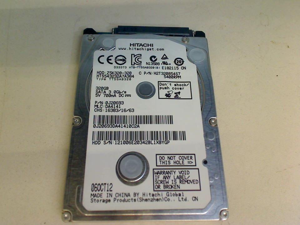 HDD hard drive 2.5\" 320GB SATA Hitachi Z5K320-320 TravelMate 5720G