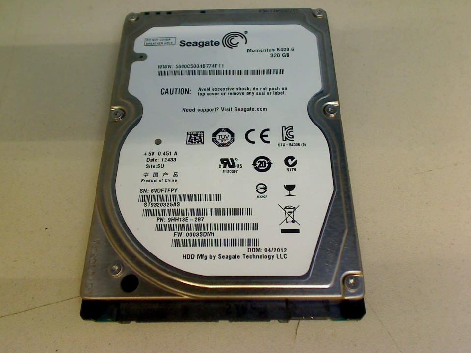 HDD hard drive 2.5" 320GB Seagate (SATA) XPS M1530 PP28L -2
