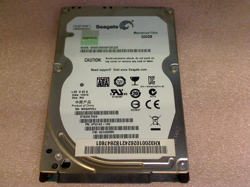 HDD hard drive 2.5\" 320GB Seagate ST320LT020 (SATA) Packard Bell ZE7 dot s