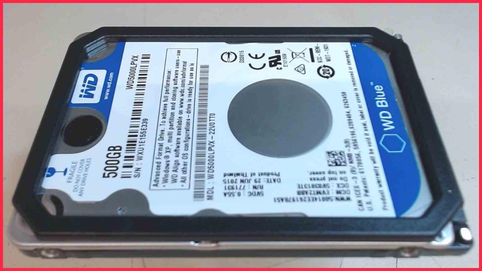 HDD hard drive 2.5" 500GB SATA 5400RPM 8MB WDC WD5000LPVX (1467h)