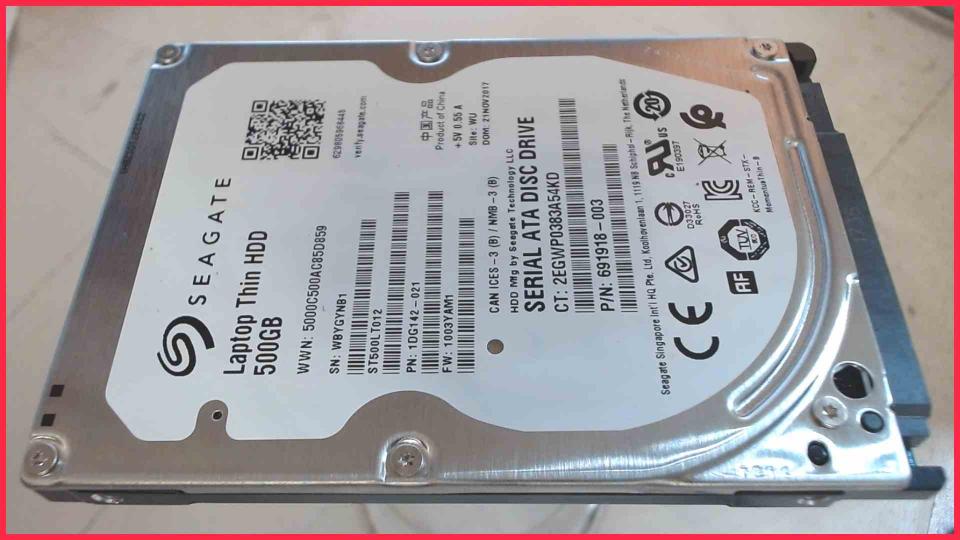 HDD hard drive 2.5" 500GB SATA 5400RPM ST500LT012 HP 250 G6 -3
