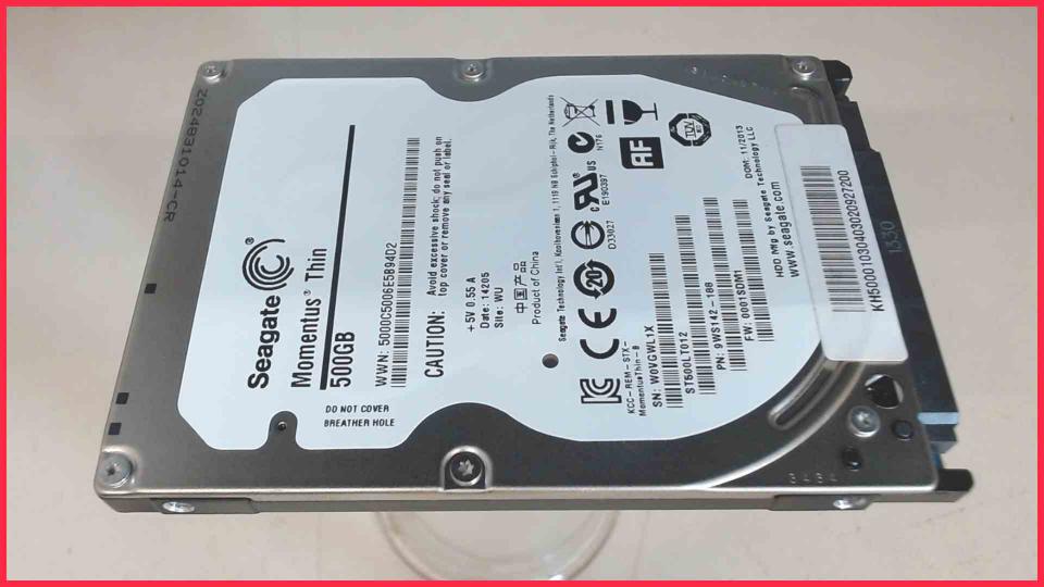 HDD hard drive 2.5" 500GB SATA 5400RPM Seagate ST500LT012 (3350h)