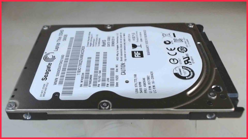 HDD hard drive 2.5" 500GB SSHD Seagate ST500LM000 Lenovo IdeaPad 320-15AST