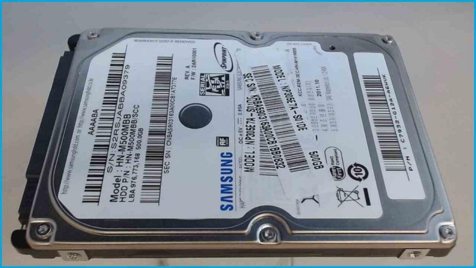 HDD hard drive 2.5" 500GB Samsung HN-M500MBB SATA Thinkpad T61 -4