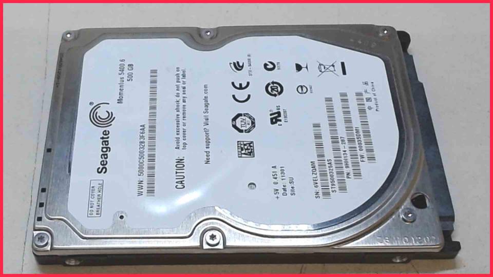 HDD hard drive 2.5" 500GB Seagate ST9500325AS SATA Dell Optiplex 390 D07D