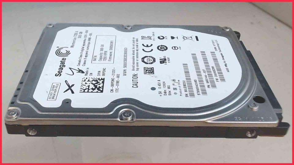 HDD hard drive 2.5" 500GB Seagate ST9500420AS SATA Fujitsu Celsius H270