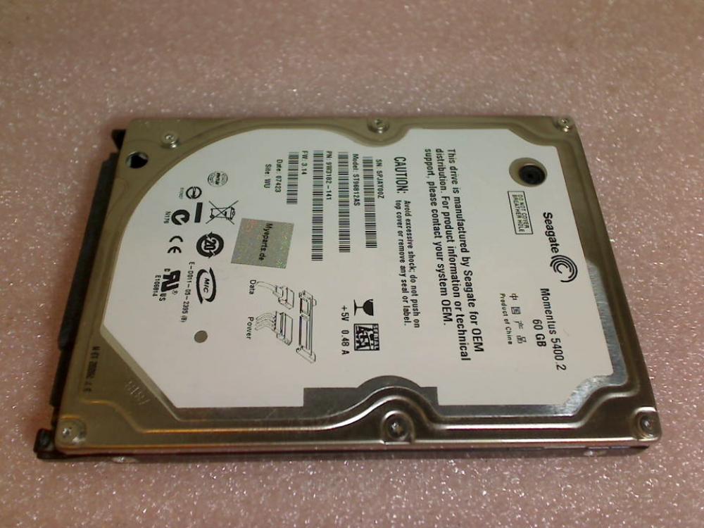 HDD hard drive 2.5" 60GB Seagate ST96812AS Sony PlayStation 3 PS3 CECHC04 -2
