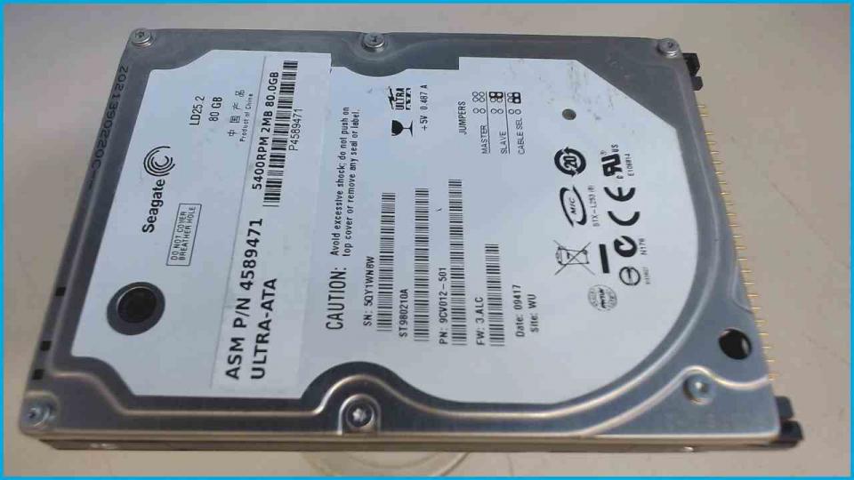 HDD hard drive 2.5" 80GB Seagate 4589471 ultra-ata Dell Latitude D500 PP05L