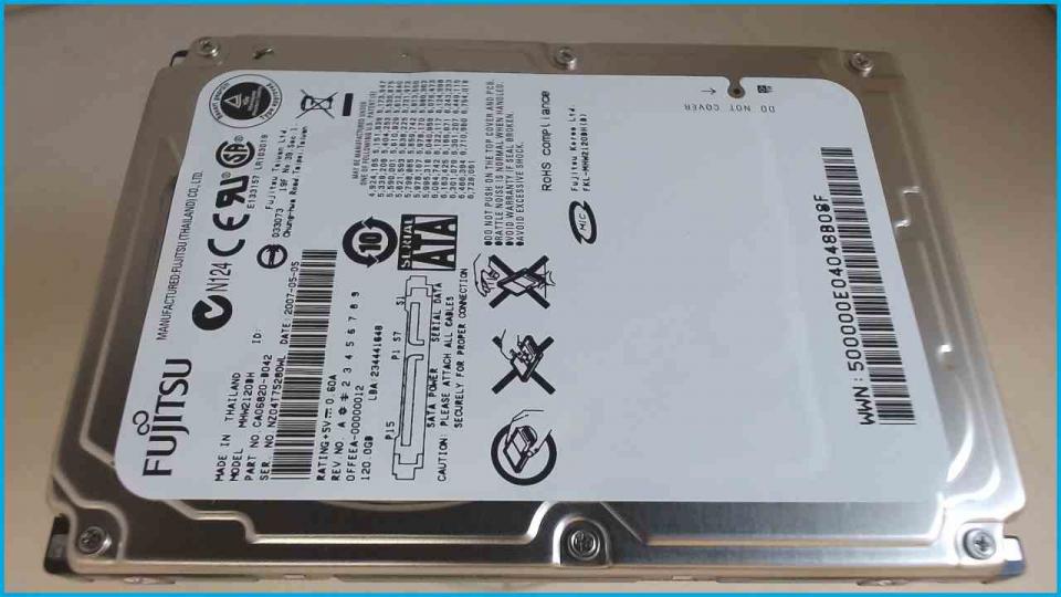 HDD hard drive 2.5" FUJITSU 120GB MHW2120BH (518h) MaxData Eco 4510 IW L51II5