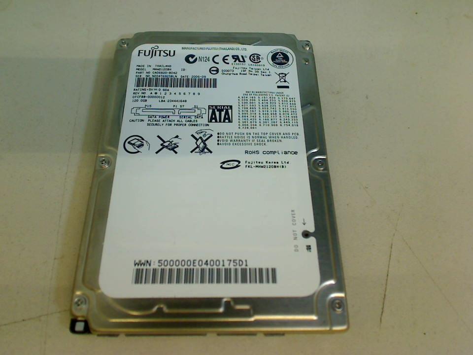 HDD hard drive 2.5" FUJITSU 120GB MHW2120BH Extensa 5630Z MS2231 -2