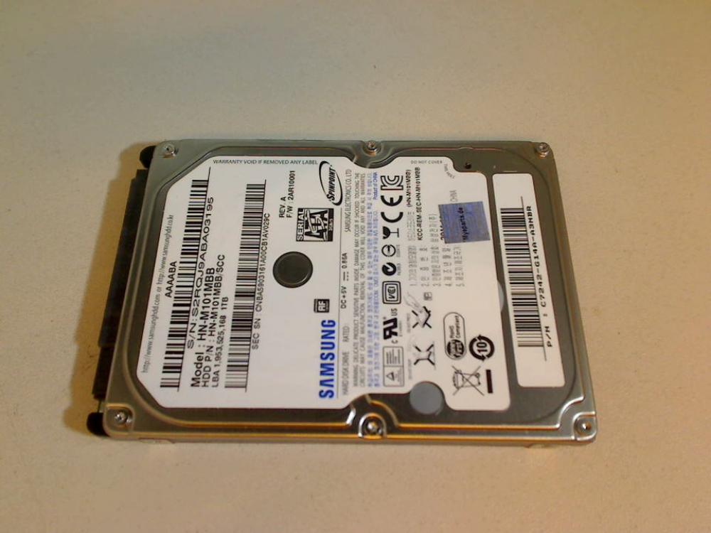 HDD hard drive 2.5" 1 TB HN-M101MBB SATA Samsung RC730 NP-RC730
