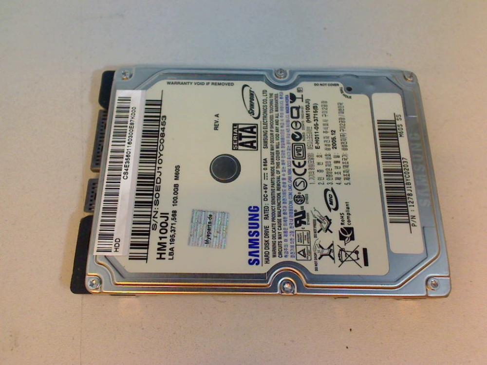 HDD hard drive 2.5" SATA HM100JI Samsung NP-R522H