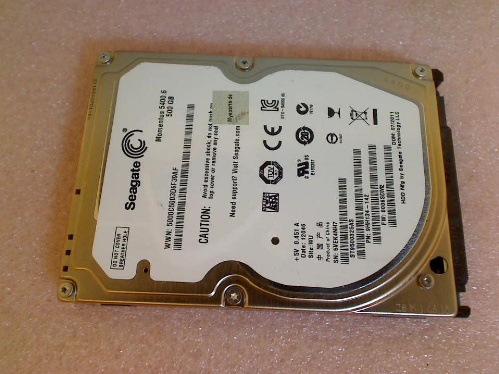 HDD hard drive 2.5" SATA Seagate ST9500325AS 500GB Sony Vaio PCG-71911M VPCEH