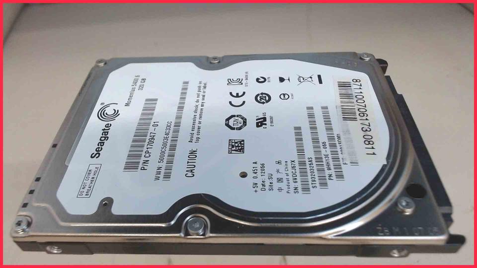 HDD hard drive 2.5" Seagate ST9320325AS SATA Fujitsu Lifebook A530 -3